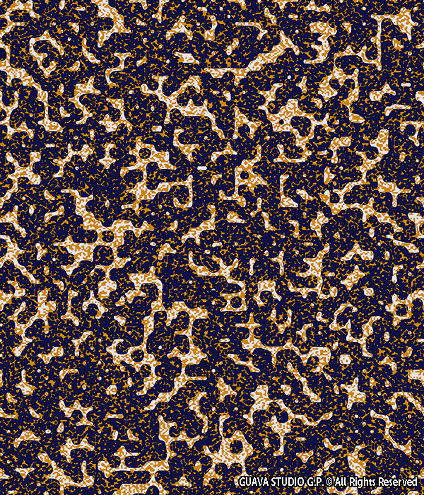 0168B- Distressed Navy and Mustard Geo Camo