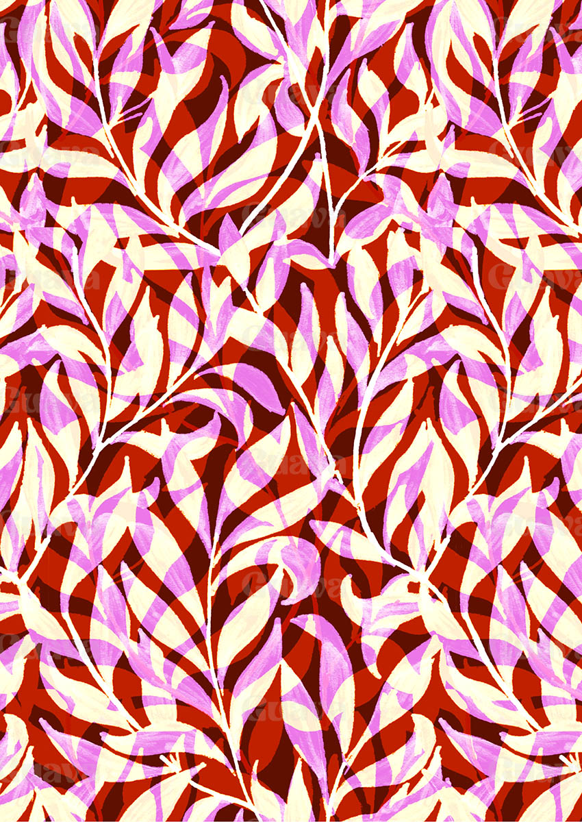 0192C- Red and Pink Layered Foliage