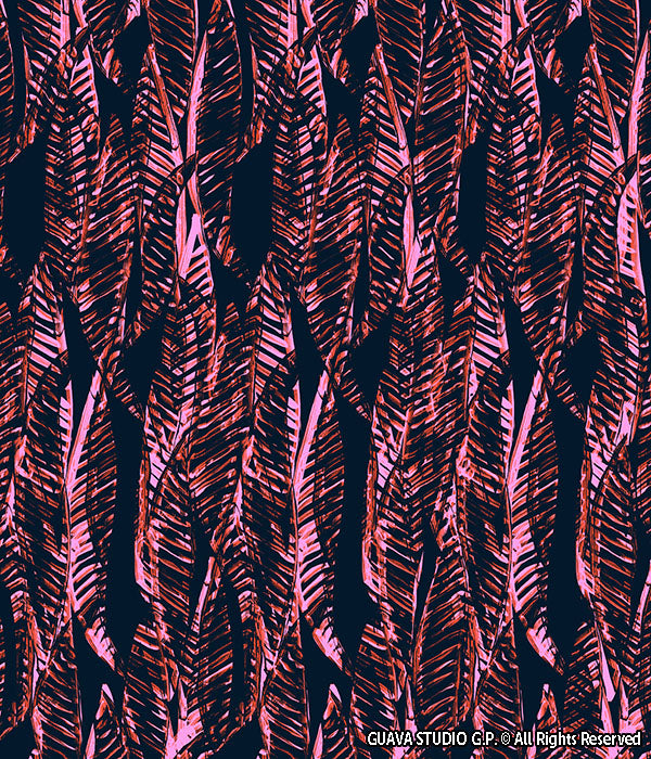 0260B- African Inspired Fall Leaves