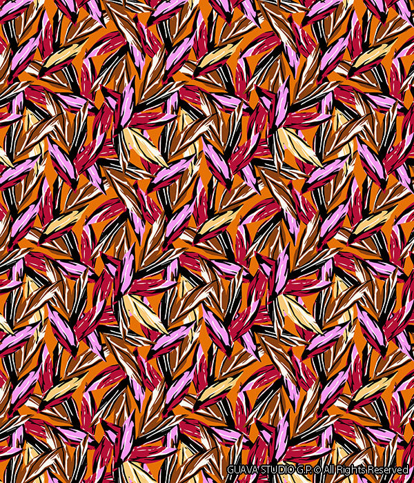 0264E - Vintage Inspired Graphic Tropical (with color options)