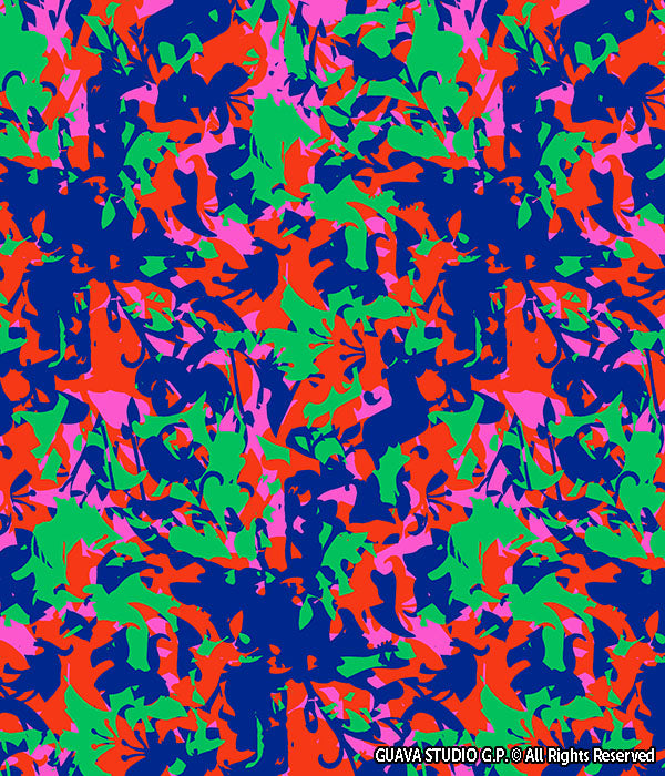 0308H- Vintage Floral Camouflage (2 color combos)