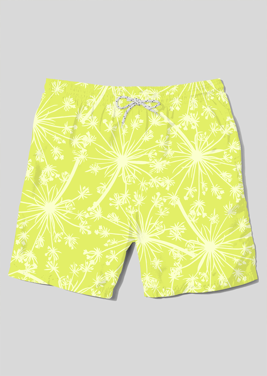 0337A- Two tone lime green dandelions