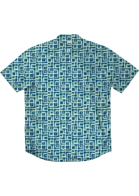 0346A- Retro Inspired Watercolor Geometric