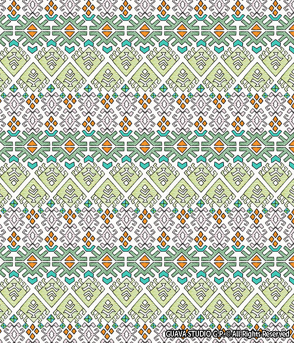 0380D- Tapestry Faded Watercolor Stripe