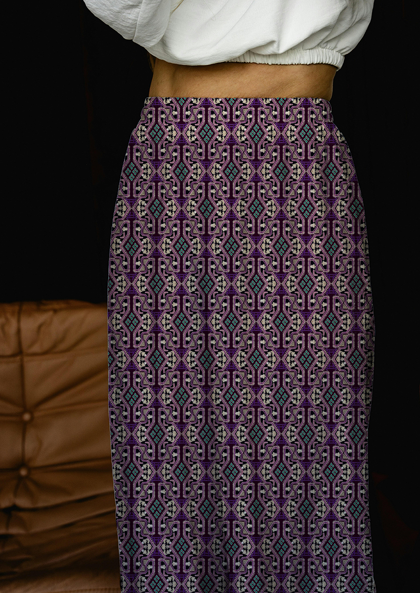 0380I- Hand Painted Tapestry Print