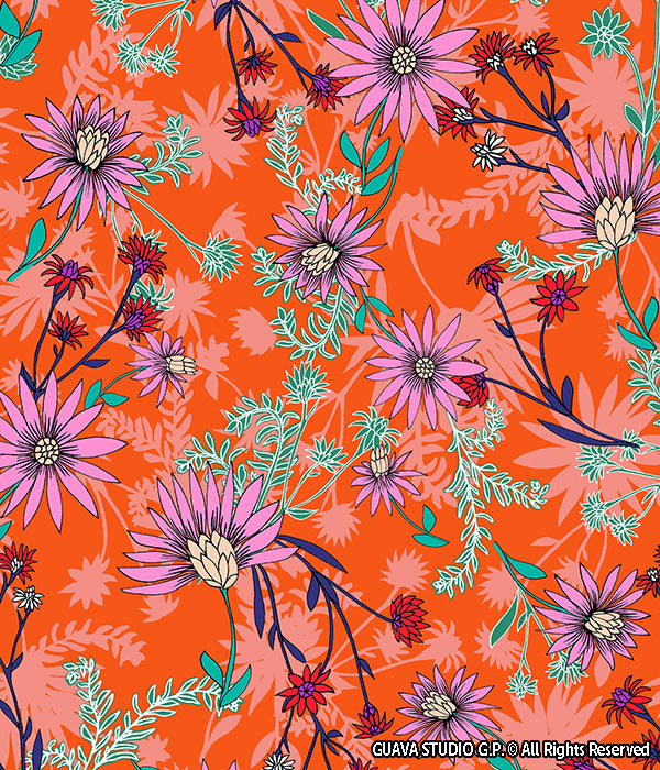 0389A - Layered Floral Garden