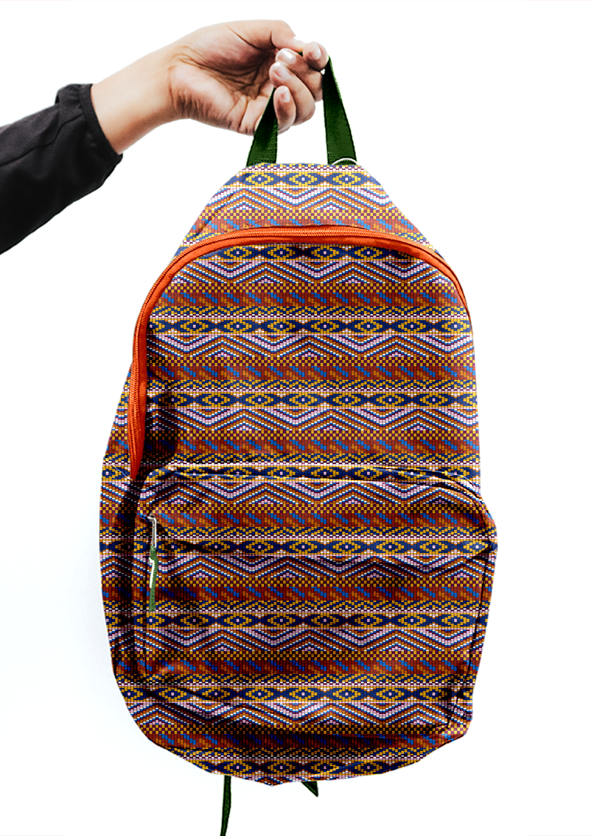 0392A- Folk Inspired Beaded Stripes