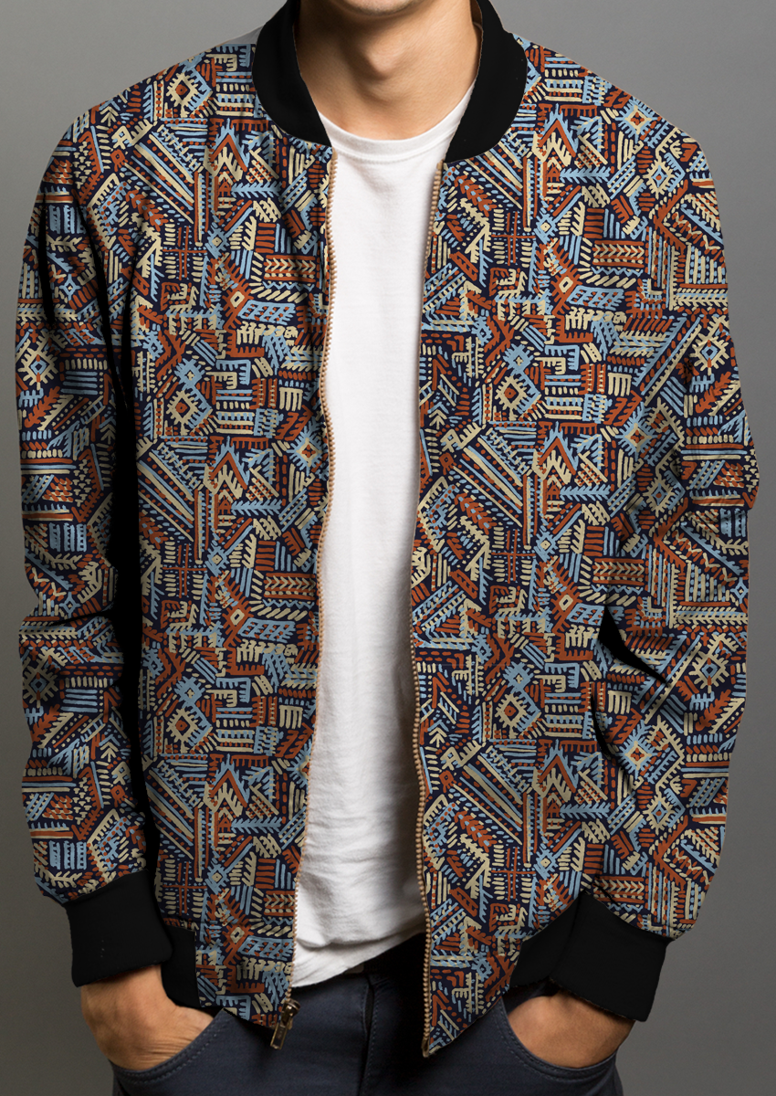 0421A- Navajo and Ikat Inspired Tapestry Mix
