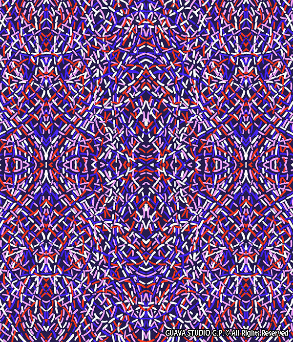 0568B - African Inspired Tapestry Lines