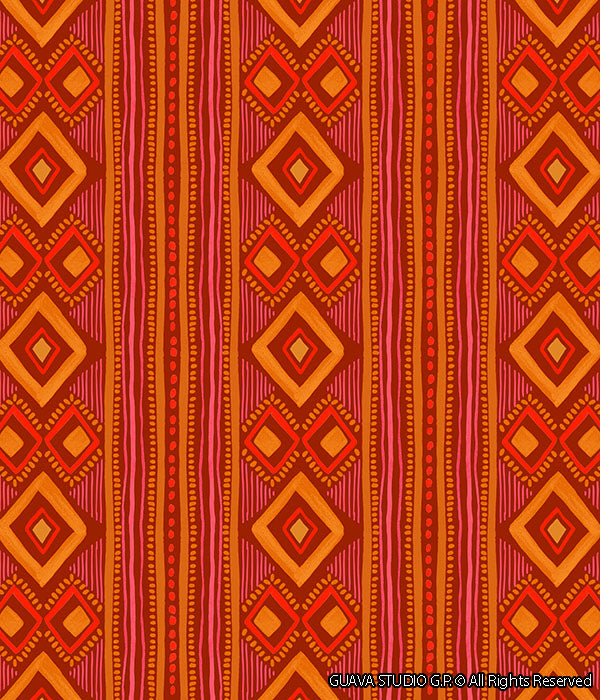 0576C - African Inspired Tapestry Stripes