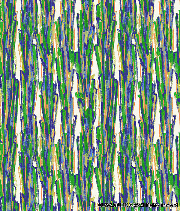 0597B - Abstract Brushstroke Meadow
