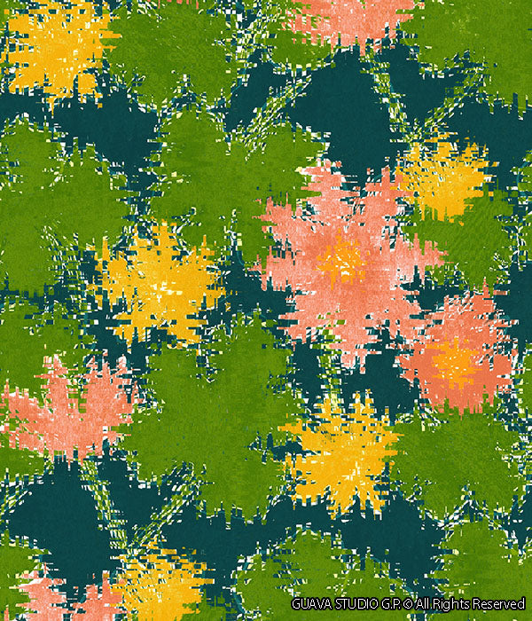 0597C - Geo Textured Floral