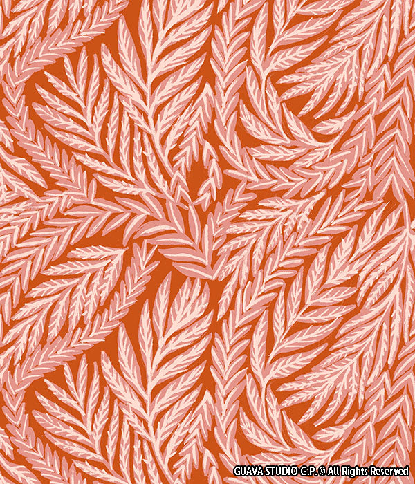 0601C - Textured Burnt Orange Foliage