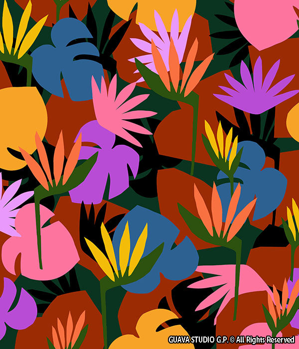 0606C- Multicolored Tropical Waterlilies