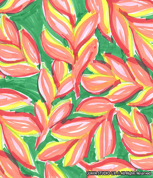 0615B- Brushstroke Heliconia