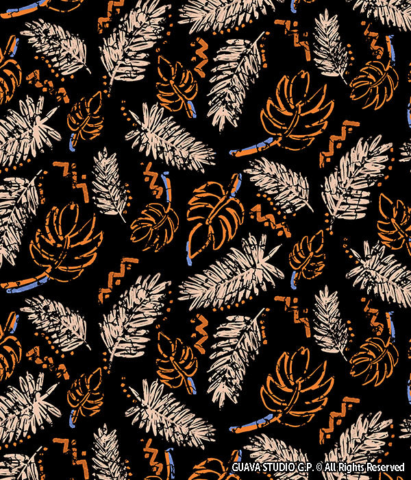0616C - Earthy Tones Distressed Leaves (2 color options)