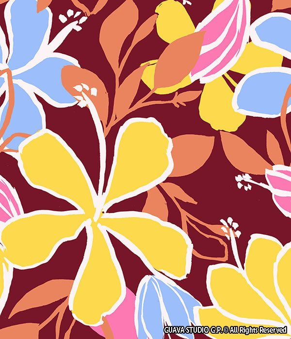 0624B - Hawaiian Hibiscus Tropical Jungle