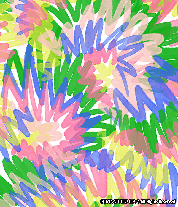0628A - Colorful Graffiti Tie Dye