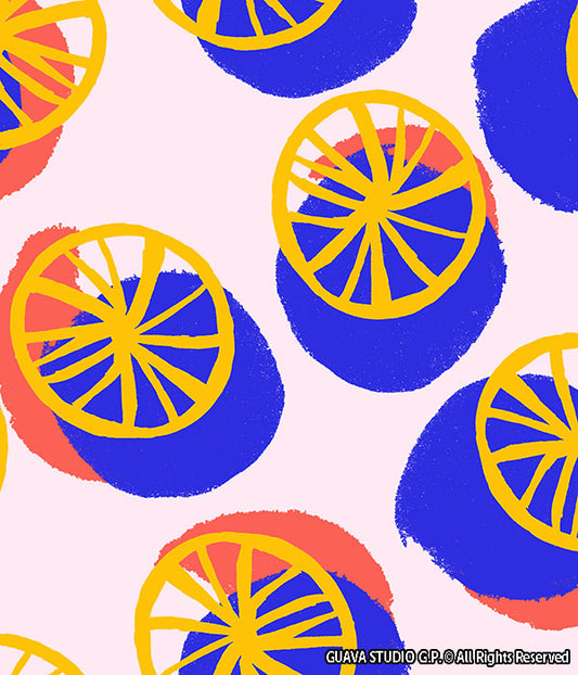 0630B - Colorful Textured Dots and Citrus