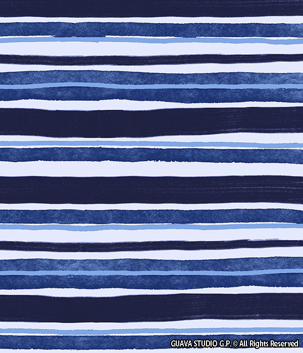 0631A - Indigo Tie Dye Stripes