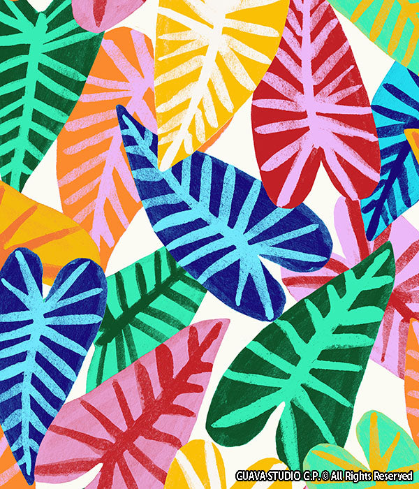 0631B - Super Colorful Tropical Leaves