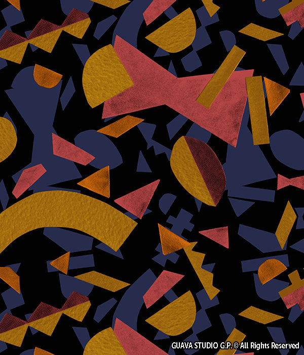 0632C - Textured Geo Collage