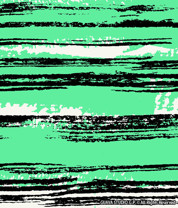 0634A - Neon and Black Distressed Stripes