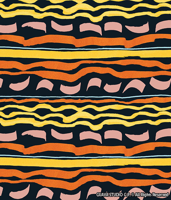 0641B - Wavy Doodle Stripes