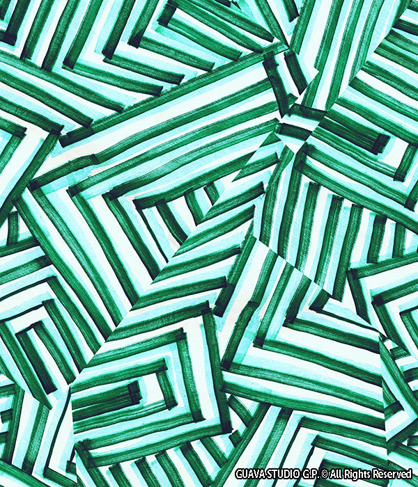 0650C- Brushstroke Stripe Collage