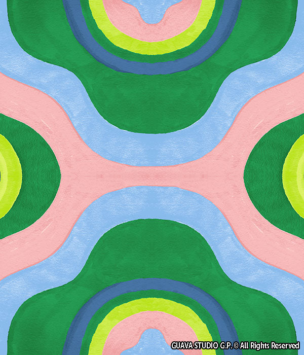 0720B- Soft Watercolor Geo Tiles
