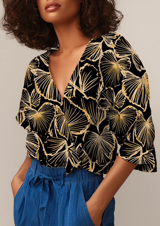 0724C- Black and Tan Foliage