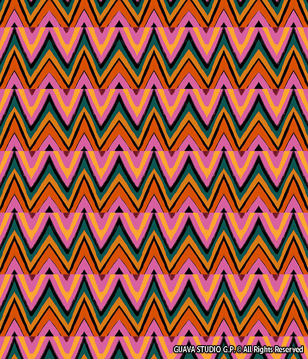 0745J- Fall Zigzag Chevron Style