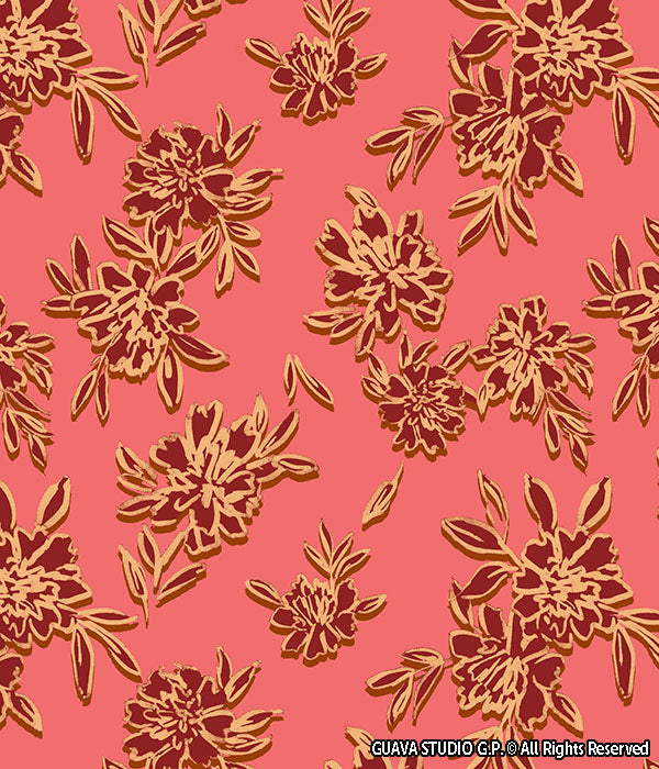 0750E- Yellow and Pink Peonies (2 color combos)