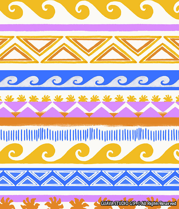0753E- Bright Surfwear Waves Stripes