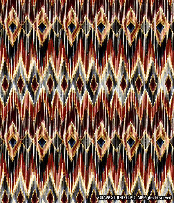0758A- Fall Hippie Inspired Ikat