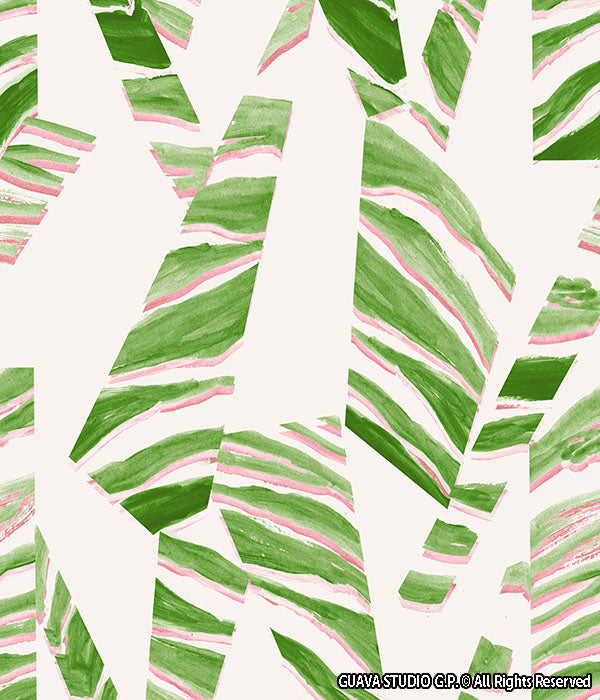 0759D- Abstract Cutout Zebra Foliage