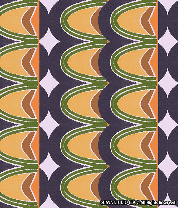 0761B- Nordic Inspired 70s Geo (2 color combos)