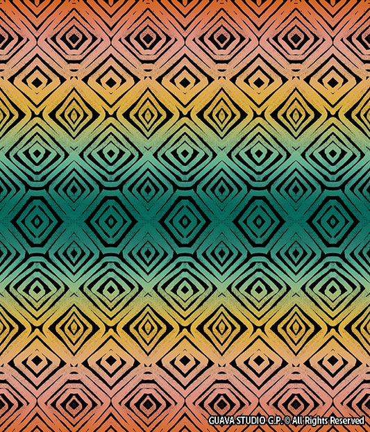 0794C- Aztec Inspired Multicolor Gradient