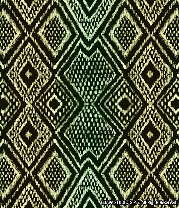 0803A- Ikat Inspired Snake Skin
