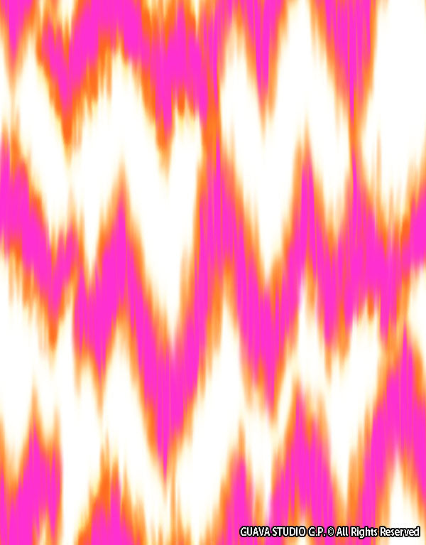 0843D- Pink and White Zig Zag