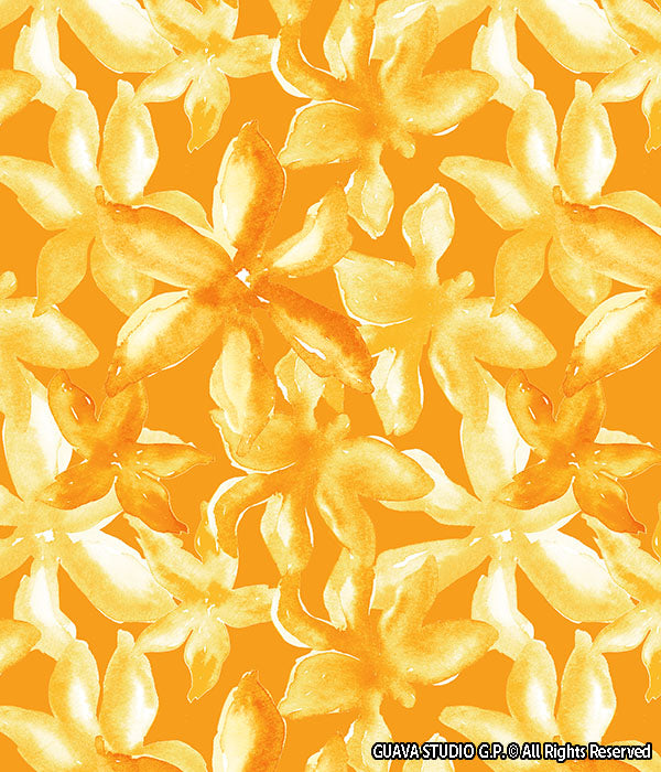 0857D- Yellow Watercolor Floral