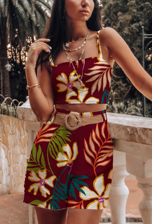 0859E- Hawaiian Inspired Tropical Foliage