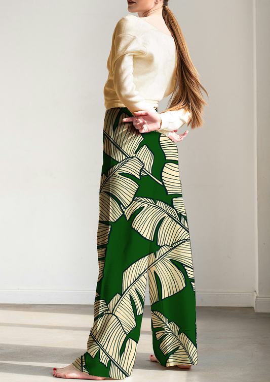 0862A- Large scale Hand Drawn Banana Leaves