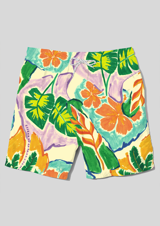 0863B- Sun Kissed Tropical Patchwork