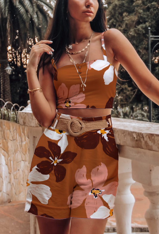 0876A- Earth tones Wild Flowers