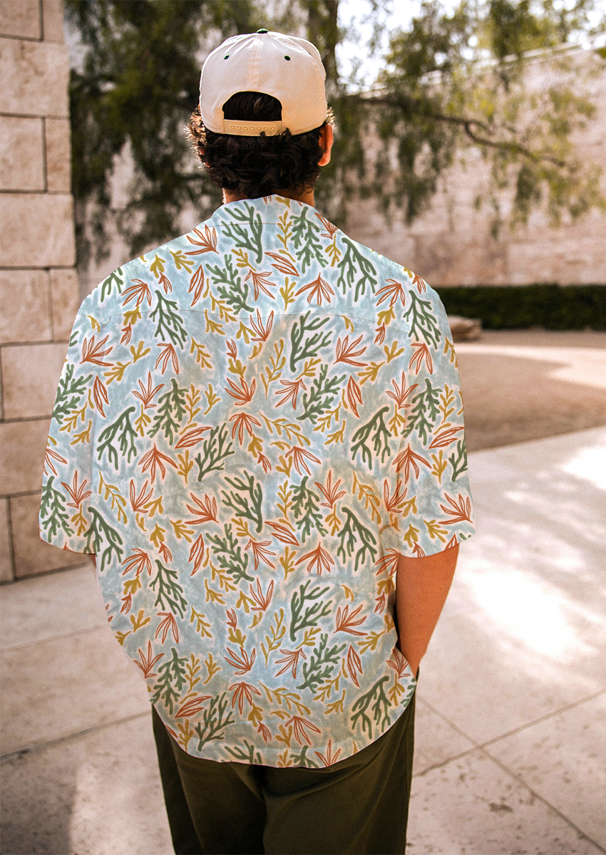 0878B- Delicate Seaside Print