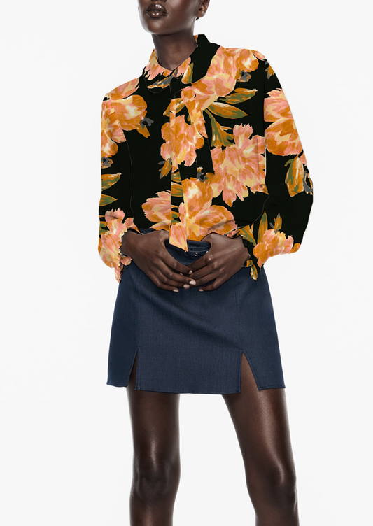 0884A- Large Grunge Peonies