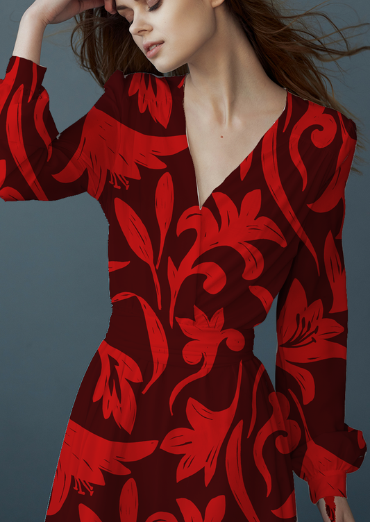 0889B- Large Scale 2 tone Lilies