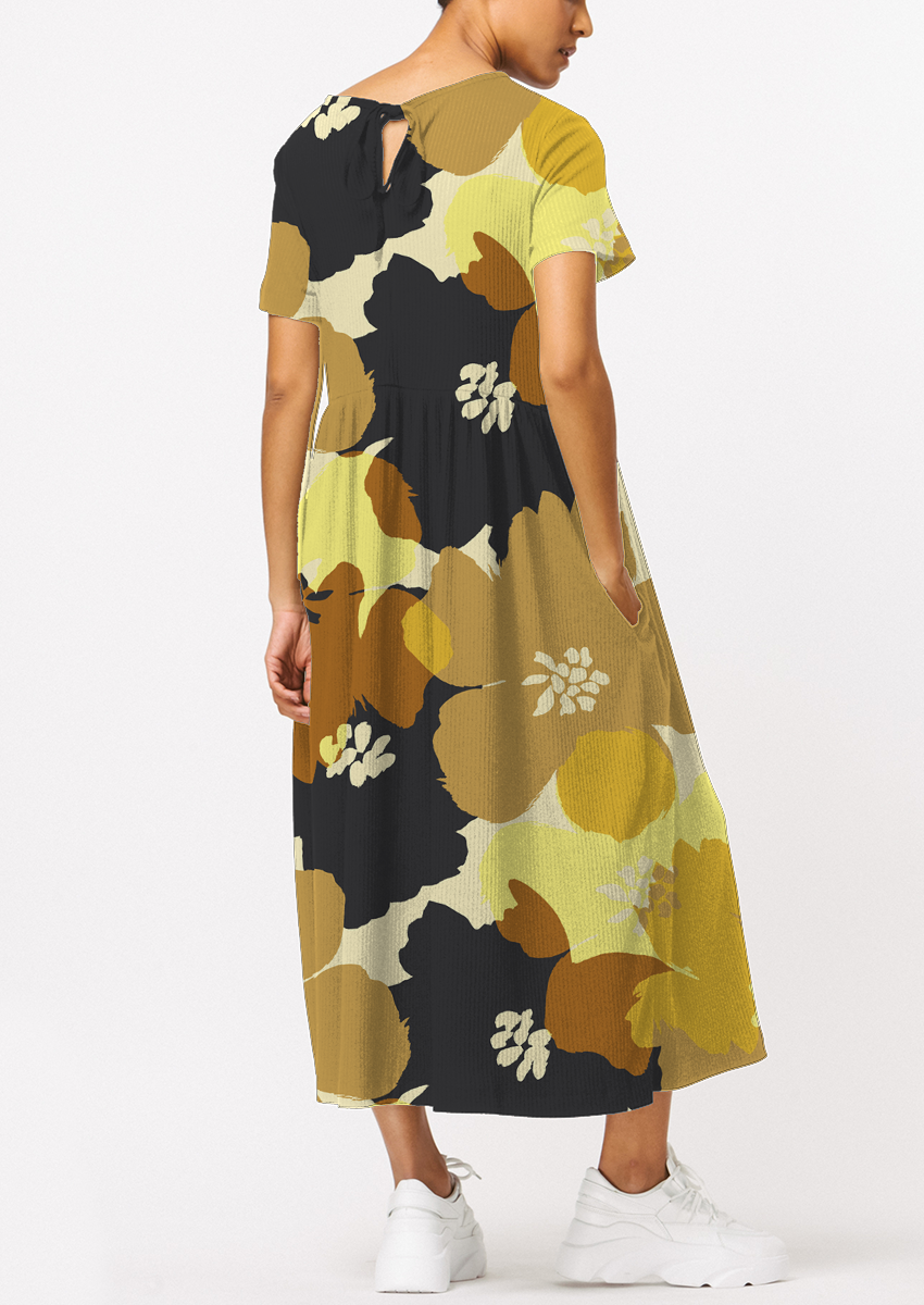 0890C- 70s Inspired Golden Brown Poppy