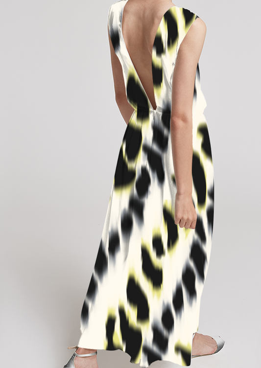 0898E- Y2K Twisted Tie Dye Spotted Stripes